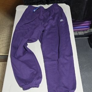 Adidas Women's Joggers in Deep Purple
